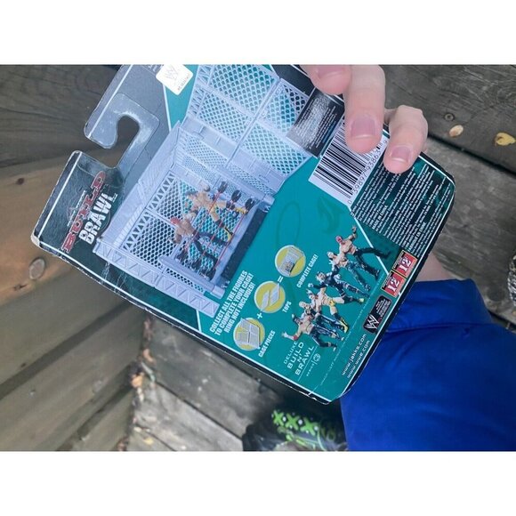 2008 WWE MATT HARDY & JEFF HARDY Build N Brawl with Top Cage Wall Piece Series 3 - Picture 7 of 7